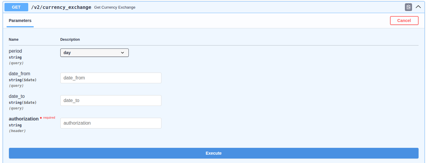 Cuban Market Data API - Currency Exchange